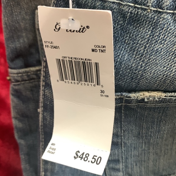 NWT G-Unit Mens Super Relaxed Jeans 30”x32 - Picture 9 of 9